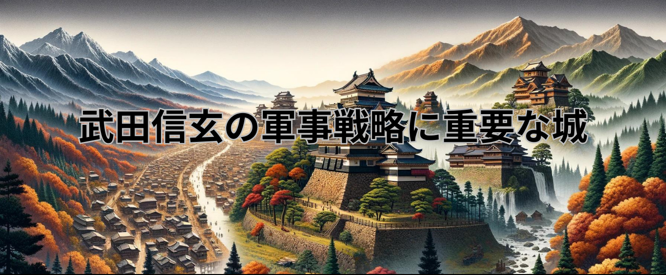 武田信玄の軍事戦略に重要な城