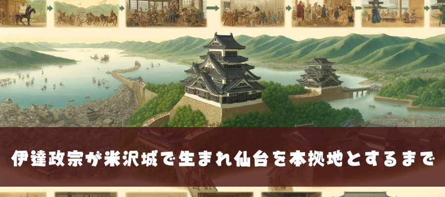 伊達政宗が米沢城で生まれ仙台を本拠地とするまで