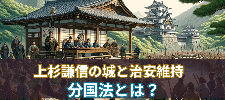 上杉謙信の城と治安維持のための分国法とは？