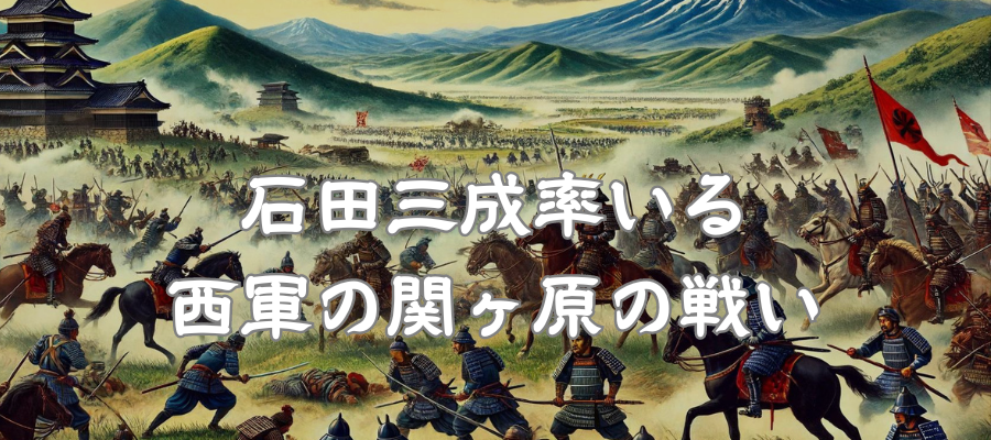 石田三成率いる西軍の関ヶ原の戦い